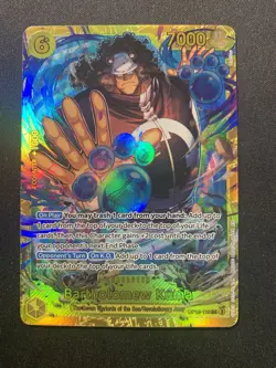 One Piece Legacy of the Master Secret Rare Bartholomew Kuma OP12-119 - English - Image 1