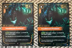 Deadbloom Predator Riftbound Near Mint League of Legends Cards x2 - Image 1
