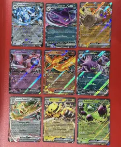 Pokemon Destined Rivals English Lot Of 9 EX cards Moltres Mewtwo Persian NM MINT - Image 1