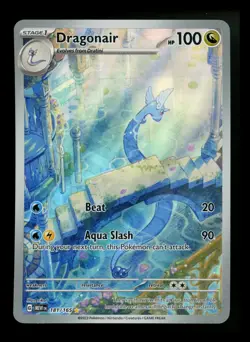Dragonair 181/165 Scarlet Violet 151 2023 MEW IR Holo Rare Pokemon Card TCG - Image 1