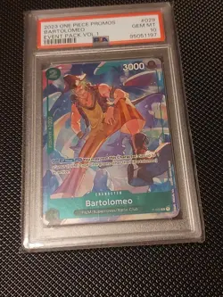 Bartolomeo (Event Pack Vol. 1) P-029 One Piece Promotion Cards Foil - Image 4