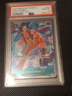 Bartolomeo (Event Pack Vol. 1) P-029 One Piece Promotion Cards Foil - Image 5