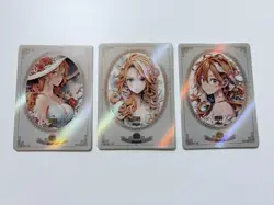 Nami 3 Card SR Lot One Piece Waifu Goddess Story Thick Foil - Image 1
