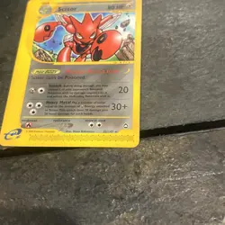 SCIZOR 32/147 Aquapolis E-SERIES NON-HOLO rare Pokemon TCG card - Image 4