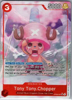 Tony Tony.Chopper (Alt Art) OP08-007 English Two Legends - One Piece Card - NM - Image 1