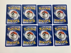 Vintage Lot Of 8 Gym Pokemon Cards Lt Surge’s Eevee Misty Erika - Image 2