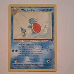 Pokemon Wartortle 15/18 Southern Islands Promo Regular Card English 1999 - Image 1
