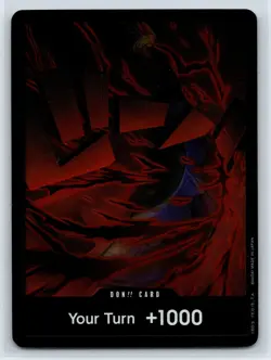 One Piece Don!! Card Black and Red Royal Blood Your Turn +1000 - Image 1