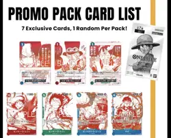 One Piece Card Game Carrying on His Will OP-13 Promo 1 pack, Japanese sealed - Image 4