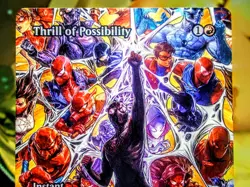 Thrill of Possibility mythic magic the gathering spider-man trading card singles - Image 2