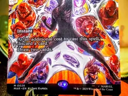 Thrill of Possibility mythic magic the gathering spider-man trading card singles - Image 3