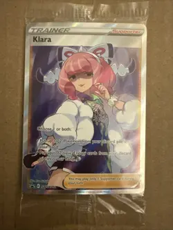 Pokemon Card Klara SWSH302 Black Star Promo SEALED NM - Image 1