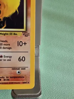 Pokemon TCG Flareon Holo Rare Unlimited Card 3/64 Jungle MP/LP Condition - Image 5