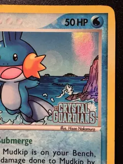 Mudkip 57/100 EX Crystal Guardians Pokemon Card Reverse Holo Foil Rare MP - Image 4