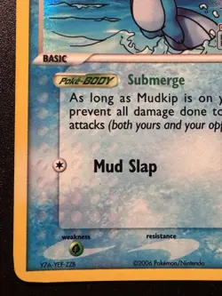 Mudkip 57/100 EX Crystal Guardians Pokemon Card Reverse Holo Foil Rare MP - Image 5