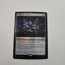 Demonic Counsel Duskmourn: House of Horror Foil Magic The Gathering MTG - Image 1