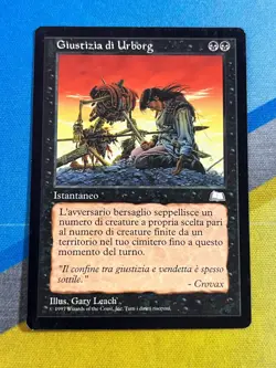 Magic the Gathering MTG Weatherlight URBORG JUSTICE Italian - Image 1