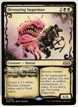 Devouring Sugarmaw (Showcase) - #288-MTG-Wilds of Eldraine-Regular-NM - Image 1