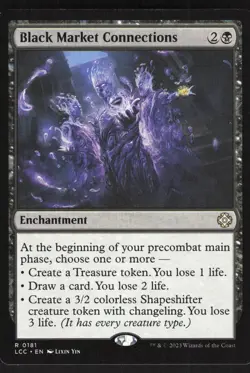 Black Market Connections Commander: The Lost Caverns of Ixalan 181 NM MTG Magic - Image 1