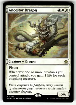 Ancestor Dragon R Foundations 489 NM - Image 1