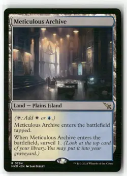 Meticulous Archive MKM Regular NM Magic MTG - Image 1