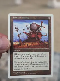 Magic The Gathering: Ankh of Mishra Fifth Edition NM Unplayed - Image 1