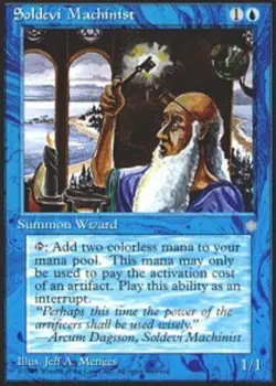 4x Soldevi Machinist ~ Near Mint Ice Age MTG Magic x4 4 UltimateMTG Playset Blue - Image 1