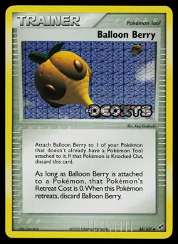 Pokemon Card - Balloon Berry Deoxys 84/107 Reverse Holo Stamped - Image 1