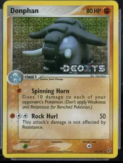 Vintage Pokemon Donphan 30/107 Reverse Holo Stamped - EX Deoxys 2005 CGC 7.5 NM+ - Image 2