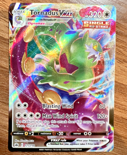 Pokemon TCG Chilling Reign Tornadus VMAX 125/198 Holo Ultra Rare - Image 1