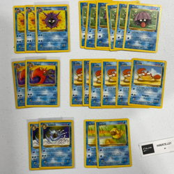 LOT OF 21 POKEMON CARDS FOSSIL SET PSYDUCK 53/62 GOLDUCK 35 KINGLER CLOYSTER MP - Image 1