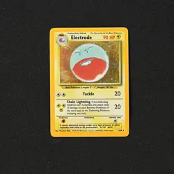1999 Pokemon Jungle Electrode 02/64 Holo ERROR No Jungle Symbol LP - Image 1
