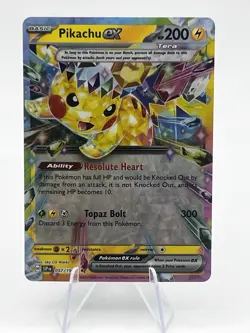 Pikachu Ex 57/191 Double Rare SV:08 Surging Sparks NM/M Pokemon TCG 1 - Image 1