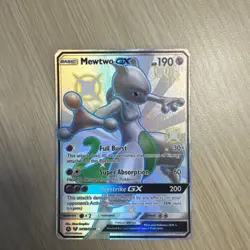 Pokemon TCG Mewtwo GX SV59/SV94 Holo Full Art Shiny Rare Hidden Fates NM - Image 1