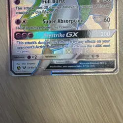 Pokemon TCG Mewtwo GX SV59/SV94 Holo Full Art Shiny Rare Hidden Fates NM - Image 2