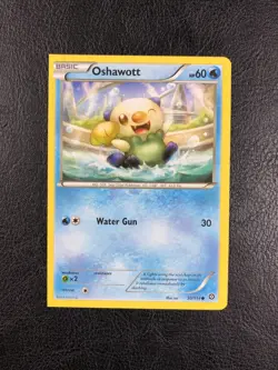 2 Corner Square Cut - Oshawott 30/114 - Error Misprint - Pokemon TCG - Image 1