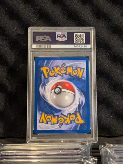 Pokemon TCG Slowking Neo Genesis Holo PSA 8 NM-MT With Holo Swirl - Image 2