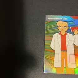 Pokemon TCG Topps Blue Logo HV12 Heroes And villains Professor Oak Holo LP - Image 3