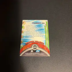 Pokemon TCG Topps Blue Logo HV12 Heroes And villains Professor Oak Holo LP - Image 5