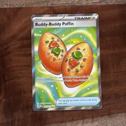 2025 Pokemon Mega Evolution MEG EN Buddy-Buddy Poffin Ultra Rare #167/132 - Image 1
