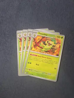 x4 Thwackey - 015/167 - Common Pokemon SV06 Twilight Masquerade M/NM - Image 1
