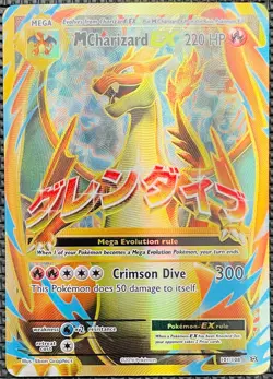2016 POKEMON MEGA CHARIZARD EX - XY EVOLUTION FULL ART HOLO #101/100 - Image 1