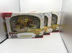 3x Pokemon TCG Zapdos ex Collection S&V 151 Factory Sealed Lot Of 3! - Image 3