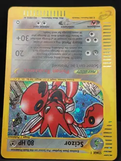 Scizor H21/H32 Aquapolis Holo Ultra Rare Pokemon TCG Nintendo e-reader LP+ - Image 4