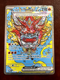 Hearthflame Mask Ogerpon ex 148/131 Sv: Prismatic Evolutions Holo Pokemon TCG - Image 1