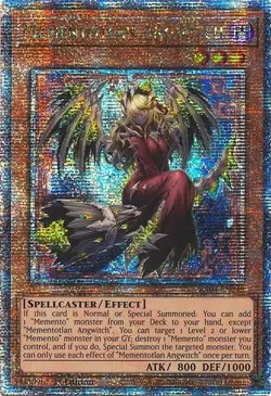 Yugioh Mementotlan Angwitch - RA04-EN048 - Quarter Century Secret Rare - Image 1
