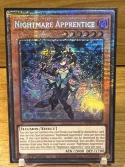 Nightmare Apprentice - MP25-EN004 - Starlight Rare YuGiOh - Image 1
