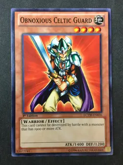Yu-Gi-Oh TCG #LCYW-EN036 Obnoxious Celtic Guard 1st Edition NM - Image 1