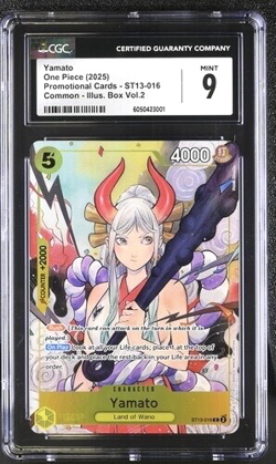 Yamato ST13-016 Promo One Piece Illustration Box Volume 2 CGC 9 Mint - Image 2