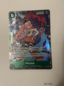 Perona OP14-033 Alternate Art - The Azure Sea’s Seven One Piece TCG English - Image 1